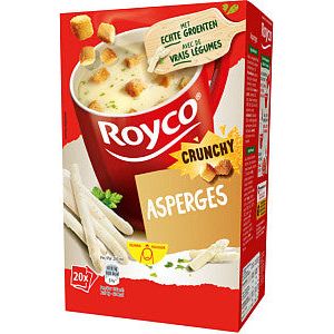 Royco - Soep crunchy asperges 20 zakjes | Doos a 20 zak
