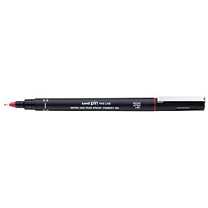 Uni -Ball - Fineliner Pin 0,3 mm rouge | 12 pièces