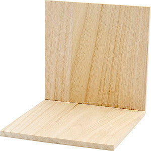 CreoTime - Book Aid Creativ Company Wood 15x15x15cm | Box A 1 pièce | 10 morceaux