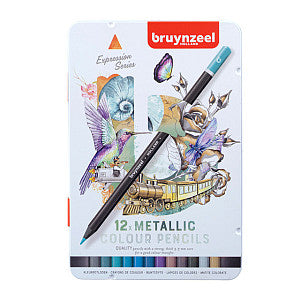 Bruynzeel - Kleurpotlood bruynzeel 12 stuks metallic | Omdoos a 6 set x 12 stuk