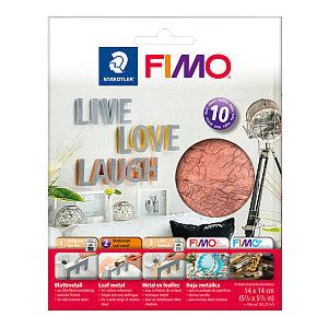 Fimo Staedtler - Bladmetaal fimo koper 10 vel | 10 stuk