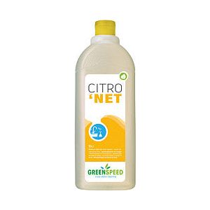 Greenspeed - Afwasmiddel gs citronet 1liter | Fles a 1 liter | 12 stuks
