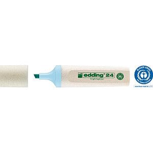 Edding Ecoline - Markeerstift edding 24 eco 2-5mm pastel blauw  | 10 stuks