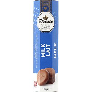 Droste - Chocolate Droste pastilles lait 85gr | Rôle 85 grammes | 12 pièces