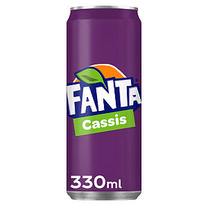 Fanta - Frisdrank fanta cassis blik 330ml | Tray a 24 blik x 330 milliliter
