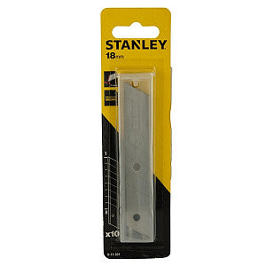 Stanley - Break Blades 18mm 10 Stücke | Setzen Sie ein 10 Stück