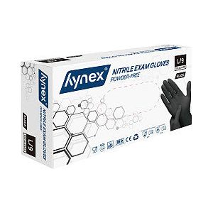 Hynex - Handschoen hynex l nitril 100st zwart | Pak a 100 stuk