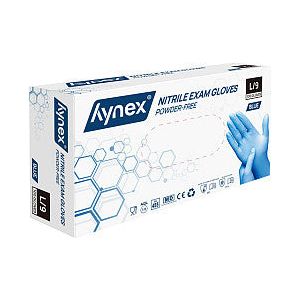 Hynex - Handschoen hynex l nitril 100st blauw | Pak a 100 stuk