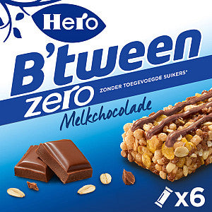 Hero - Tussendoortje hero b'tween melkchocolade zero | Doos a 6 stuk