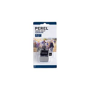 Perel - Personenteller perel met cijfers 0 tot 9999 zilver | 1 stuk