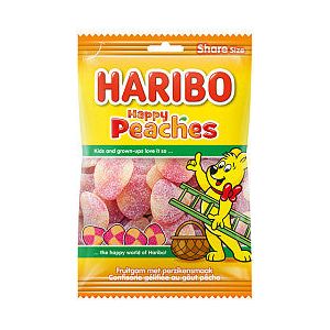 Haribo - Snoep haribo perziken zak 250gr | Zak a 250 gram | 10 stuks