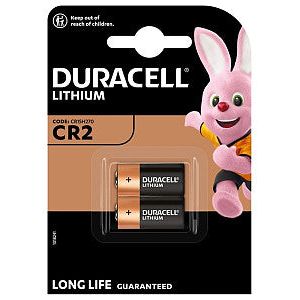 Duracell - Batterij duracell cr2 lithium 2st | 2 blister | 10 stuks