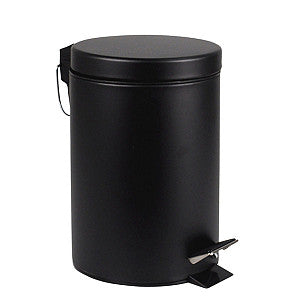 BRASQ - Afvalbak brasq pedaalemmer 20 liter zwart | 1 stuk