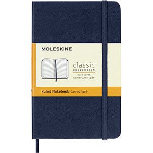 Moleskine - Notitieboek moleskine pocket 90x140 ln hc sapp bl | 1 stuk