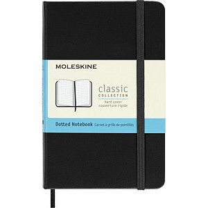 Moleskine - Notitieboek moleskine pocket 90x140 dots hc zw | 1 stuk