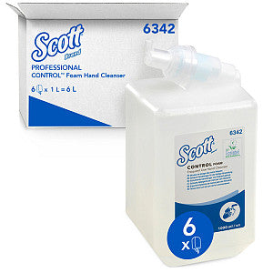 Scott - Handzeep 6342 control foam frequent 1 liter | Doos a 6 fles