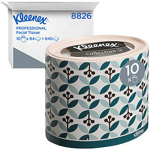 Kleenex - Facial tissues kleenex 8826 3-laags wit | Doos a 10 pak