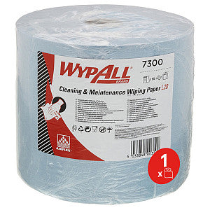 WypAll - Poetsrol 7300 l20 2-lgs 190m 500vel blauw | Rol a 500 vel