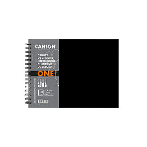 Canson - Tekenboek canson one 27.9x21.6cm spiraal | 1 stuk | 6 stuks