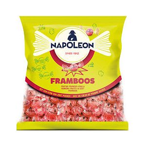 Napoleon - Snoep napoleon framboos zak 1kg | Zak a 1000 gram | 5 stuks