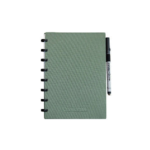 CorreyBook - Notitiebk Correctbook A5 Blanco 40Blz Leinengrün | 1 Stück