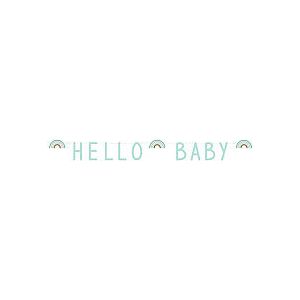 Haza - Letterender Haza Hello Baby Mintgroen 2,50m | Carte A 1 pièce | 5 pièces