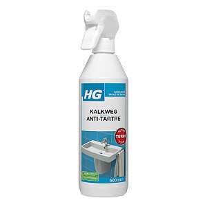 HG - Sanitairreiniger hg kalkweg schuimspray 500ml | Fles a 500 milliliter
