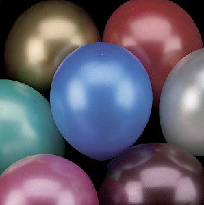 Haza - Ballonnen metallic 10st | Omdoos a 5 blister x 10 stuk