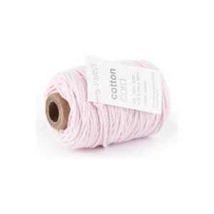 Cotton Cord / Corde en coton 50 mètres rose clair ø2mm