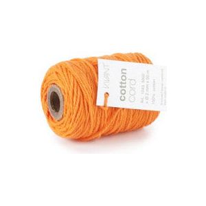 Cordon coton / Corde coton 50 mètres orange ø2mm