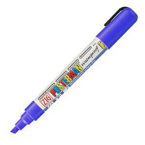 Posterman - Krijtstift posterman PMA-50 beitelpunt 2-6mm blauw