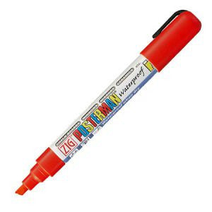 Posterman - Krijtstift posterman PMA-50 beitelpunt 2-6mm rood