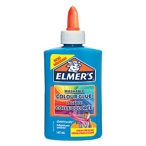 Elmer's - Blue opaque de 147 ml d'Elmer de la colle pour enfants | Bouteille un 147 millilitre