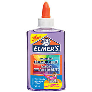 Elmer's - Kinderlijm elmer's 147ml transparant paars | Fles a 147 milliliter