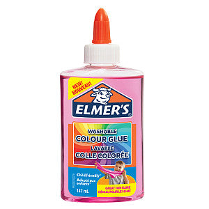 Elmer's - Kinderlijm elmer's 147ml transparant roze | Fles a 147 milliliter