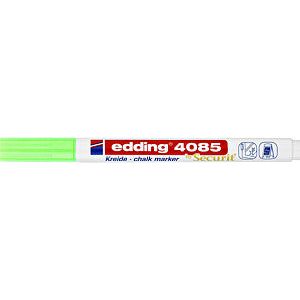 Edding - Krijtstift edding 4085 rond 1-2mm neon groen | Omdoos a 10 stuk