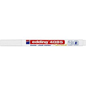 Edding - Krijtstift edding 4085 rond 1-2mm wit  | 10 stuks