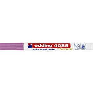 Edding - Krijtstift edding 4085 rond 1-2mm metallic roze  | 10 stuks