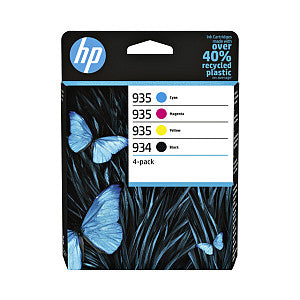HP - Inkcartridge HP 6ZC72AE 934/935 noir + 3 couleurs | 1 pièce