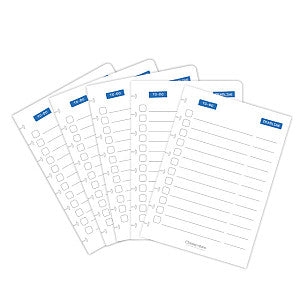 Correctbook - Uitbreidingsset correctbook a5 to-do 5 bladen | Set a 5 vel