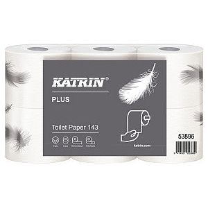 Katrin - Toiletpapier katrin plus 3laags wt 143vl 48rollen | Doos a 48 stuk