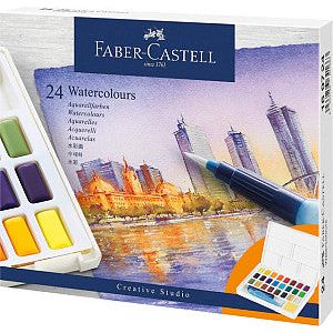 Faber Castell - Waterverf faber-castell palet 24 kleuren | 1 stuk