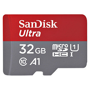SANDISK - Carte mémoire Micro SDXC Ultra 32 Go 120Mbs | Blister un 1 morceau