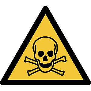 Tarifold - Pictogram waarschuwing giftig materiaal | 1 stuk