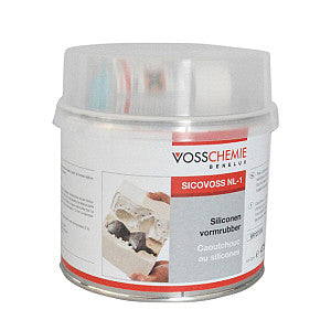 Voss - Vormrubber siliconen 500gr + verharder | Blik a 1 stuk