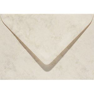 Enveloppe Papicolor EA5 156x220mm marbre ivoire | 75 pièces