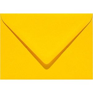 Enveloppe Papicolor EA5 156x220mm pointillé jaune | 75 pièces