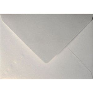Papicolor - Enveloppe Papicolor EA5 156x220mm Perle métallique blanc | Pak un 6 pièces | 75 pièces