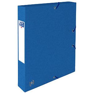 Oxford - Elastobox oxford top file+ a4 40mm blauw | 1 stuk | 9 stuks