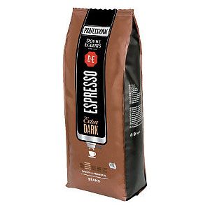 Douwe Egberts - Koffie douwe egberts espresso bonen extra dark | Pak a 1000 gram | 6 stuks